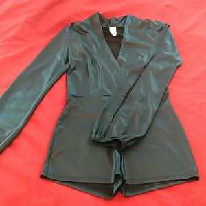 Short Romper(leather)